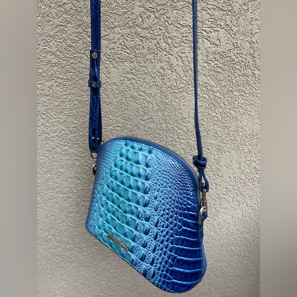 NWOT Brahmin Melbourne Collection Small Georgina Crossbody, Affinity Ombre - Picture 7 of 9